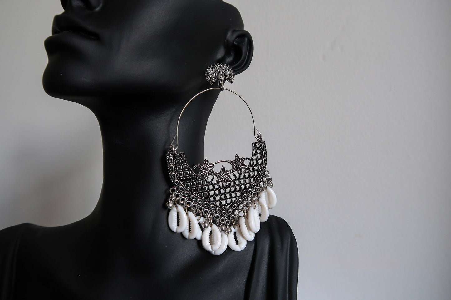 Shell Hoop Earrings